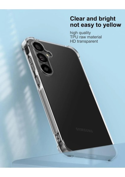 Samsung Galaxy A24 Uyumlu Köşeleri Airbagli Arkası Sert Sararmaz Şeffaf Anti Shock Darbe Emici Kılıf fırsatları