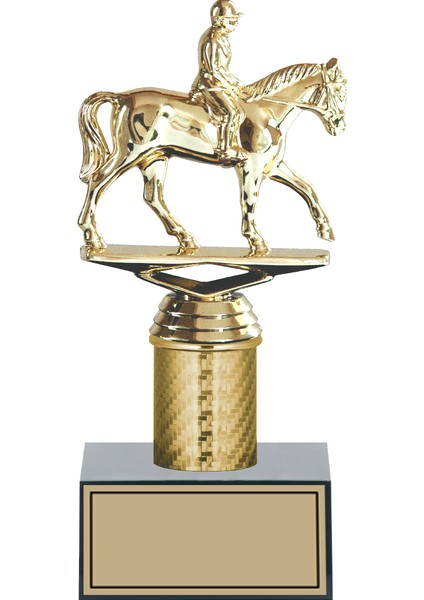 At Binici Figürlü Ödül Kupası-Okul Kupası - Hediye Kupa 22 cm FG001