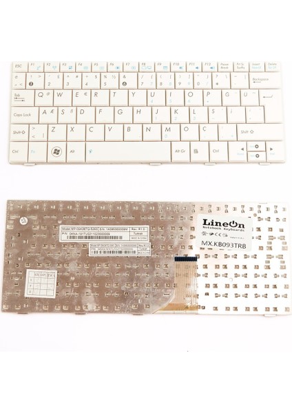 Asus Eeepc 1005H Laptop Klavye Beyaz Türkçe