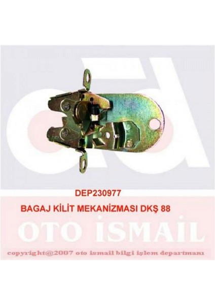 Bagaj Kilit Mekanizmasi Dkş 88 13