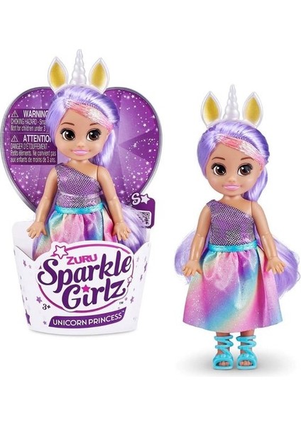 Cupcake Unicorn Prenses Bebek 12 cm - Model 2