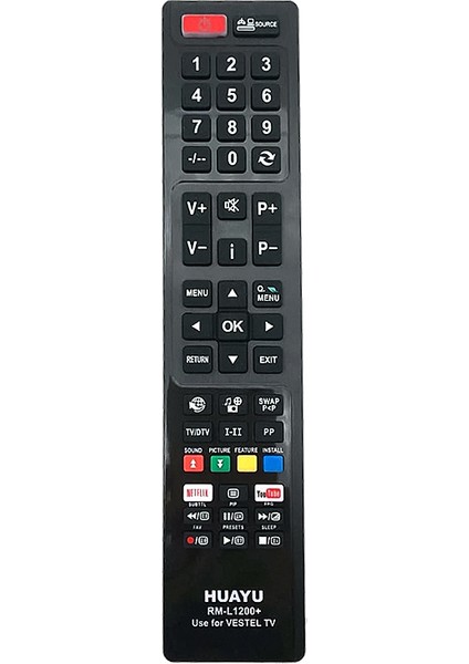 Vestel Tuşlu LCD LED Tv Akıllı Kumanda