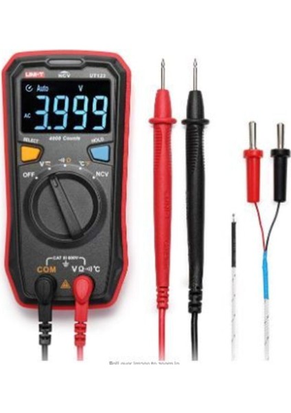 Unıt UT-123 Cep Tipi Mini Dijital Multimetre