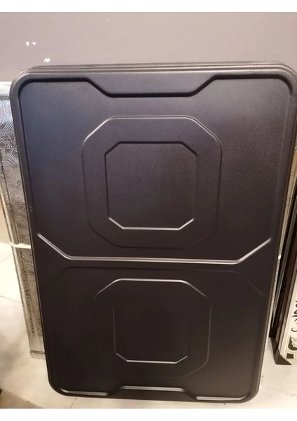 Mat Siyah Kuzine Soba Altı Soba Tablası