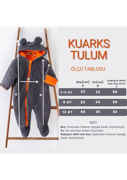 Pamuk Astarlı Welsoft Peluş Kışlık Bebek Uyku Tulumu Astronot Tulum Çocuk Tulumu