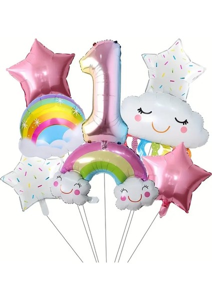 Gökkışağı Bulut Folyo Balon Yaş Set