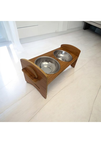 Ahşap Kedi-Köpek Mama ve Su Kabı modelleri