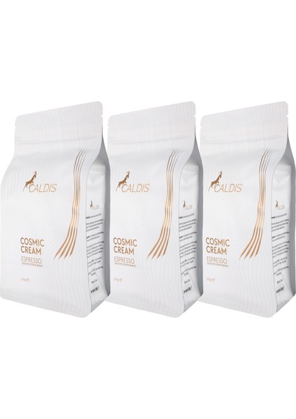 3'lü Cosmic Cream™ 250 gr Espresso Çekirdek Kahve