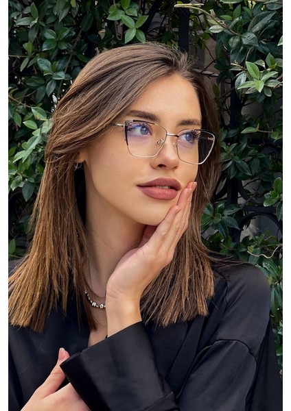 Cat Eye Mety Mavi Işık Korumalı Blue Block Ekran Gözlüğü