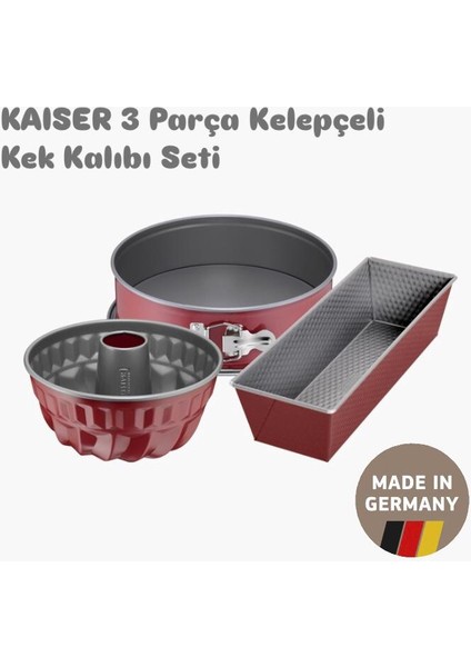 Kaiser 3prc Kek Kalıbı