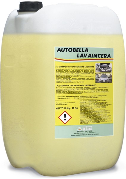 Autobella Cilalı 2,5 kg Ph Nötür Elle Yıkama Şampuanı