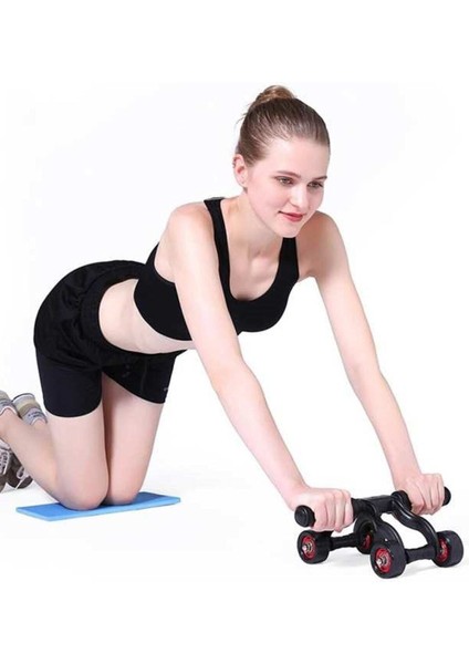 Tekerlekli karın kasları egzersiz aleti, güç ve şekillendirme için ideal, çeşitli renk seçenekleri modelleri