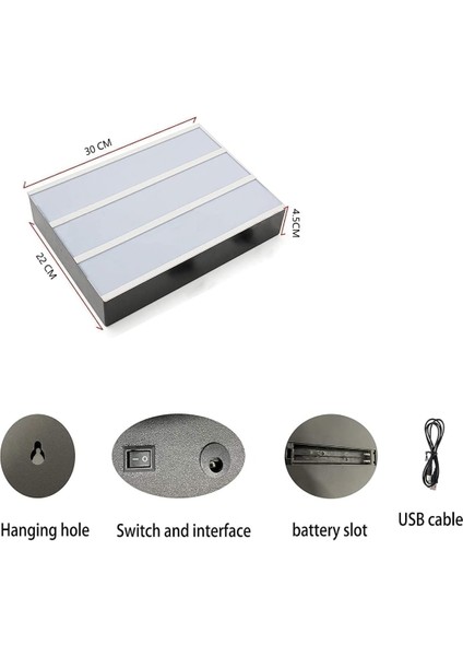 A4 Light Box LED Işıklı Yazı Panosu 30 x 22 cm 96 Harfli Dekoratif Işıklı Mesaj Panosu modelleri