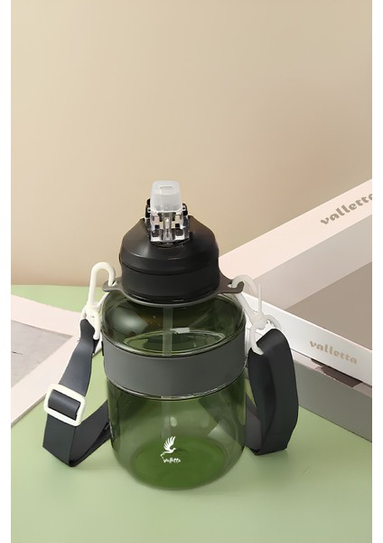 Tekno Trust Pagoda Bpa Içermez Su Matarası 1 Lt Siyah Su Matarası, Su Şişesi, Suluk