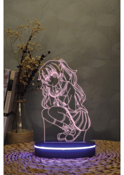 Nao Tomori , Charlotte - 3 Boyutlu Dekoratif Gece Lambası 3d