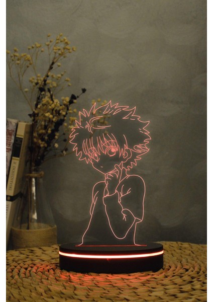 Killua , Hunter X Hunter 3 Boyutlu Dekoratif Gece Lambası 3d fiyatları