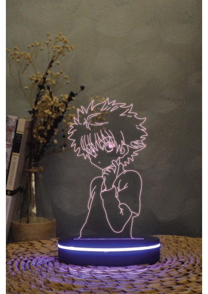 Killua , Hunter X Hunter 3 Boyutlu Dekoratif Gece Lambası 3d modelleri