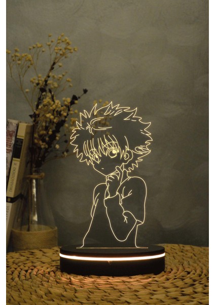Killua , Hunter X Hunter 3 Boyutlu Dekoratif Gece Lambası 3d fırsatları