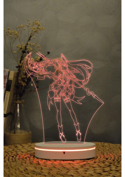 Rory Mercury, Gate 3 Boyutlu 16 Renk Dekoratif Gece Lambası 3d