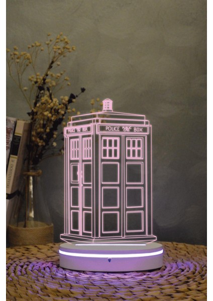 Tardis , Doctor Who 3 Boyutlu Dekoratif Gece Lambası 3d fırsatları