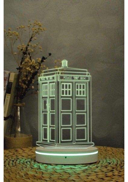 Tardis , Doctor Who 3 Boyutlu Dekoratif Gece Lambası 3d indirimleri