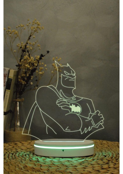 Batman - 3 Boyutlu Dekoratif Gece Lambası 3d