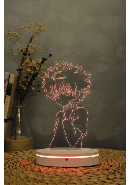 Killua , Hunter X Hunter 3 Boyutlu Dekoratif Gece Lambası 3d fiyatları