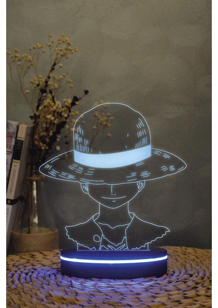 Monkey D. Luffy , One Piece 3 Boyutlu Dekoratif Gece Lambası 3d fiyatları