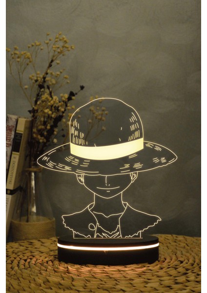 Monkey D. Luffy , One Piece 3 Boyutlu Dekoratif Gece Lambası 3d fırsatları