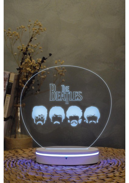 Beatles - 3 Boyutlu Dekoratif Gece Lambası 3d fiyatları