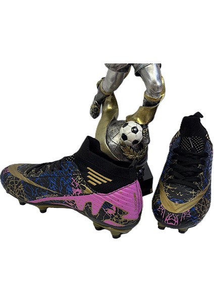 Yeni Air Model Çoraplı Çocuk Bay Bayan Kullanım Futbol Krampon