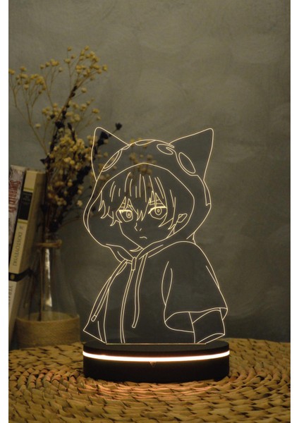 Miya Chinen Sk8 The Infinity - 3 Boyutlu 16 Renk Dekoratif Gece Lambası 3d