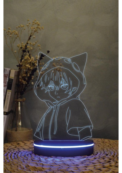 Miya Chinen Sk8 The Infinity - 3 Boyutlu 16 Renk Dekoratif Gece Lambası 3d modelleri