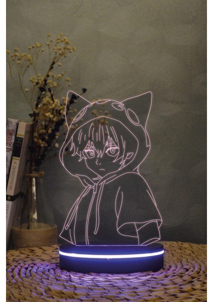 Miya Chinen Sk8 The Infinity - 3 Boyutlu 16 Renk Dekoratif Gece Lambası 3d fırsatları