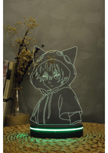 Miya Chinen Sk8 The Infinity - 3 Boyutlu 16 Renk Dekoratif Gece Lambası 3d indirimleri