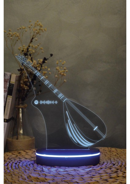Saz - 3 Boyutlu 16 Renk Dekoratif Gece Lambası 3d fiyatları