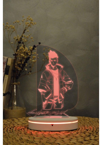 David Edgerunners , Cyberpunk - 3 Boyutlu 16 Renk Dekoratif Gece Lambası 3d fiyatları