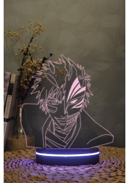 Kurusaki Ichigo , Bleach - 3 Boyutlu Dekoratif Gece Lambası 3d modelleri