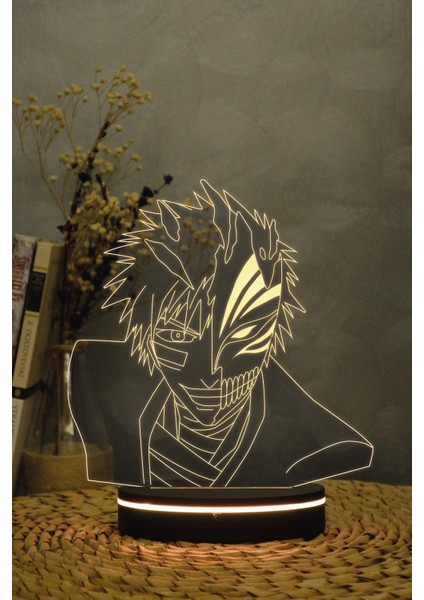 Kurusaki Ichigo , Bleach - 3 Boyutlu Dekoratif Gece Lambası 3d fırsatları