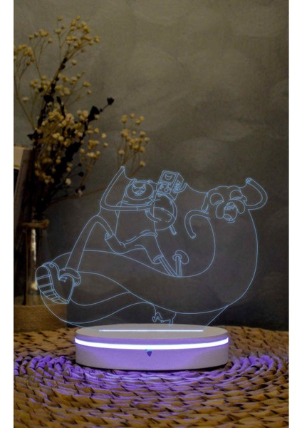 Fin Jack Bmo, Adventure Time - 3 Boyutlu Led Lamba 16 Renk Dekoratif Anime Gece Lambası 3d fiyatları
