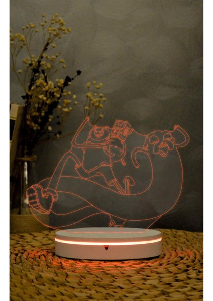 Fin Jack Bmo, Adventure Time - 3 Boyutlu Led Lamba 16 Renk Dekoratif Anime Gece Lambası 3d fırsatları