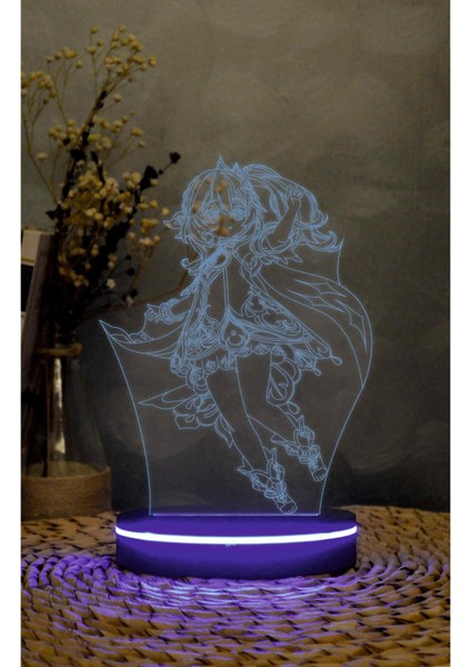 Nahida - Genshin Impact - 3 Boyutlu Led Lamba 16 Renk Dekoratif Anime Gece Lambası 3d fiyatları