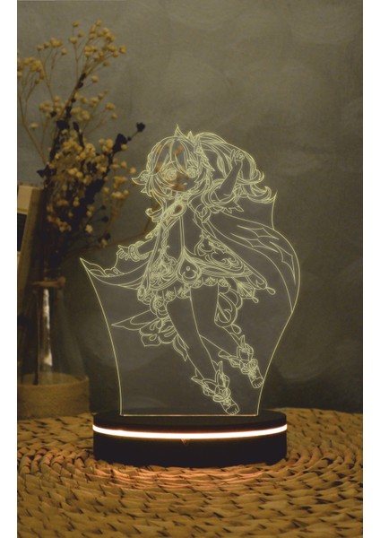 Nahida - Genshin Impact - 3 Boyutlu Led Lamba 16 Renk Dekoratif Anime Gece Lambası 3d fırsatları