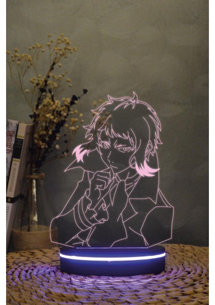 Akutagawa Ryunosuke Bungou Stray Dogs 3 Boyutlu 16 Renk Dekoratif Gece Lambası 3d modelleri