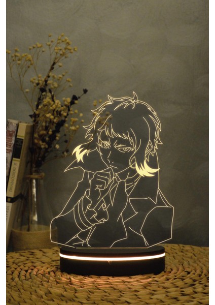 Akutagawa Ryunosuke Bungou Stray Dogs 3 Boyutlu 16 Renk Dekoratif Gece Lambası 3d fırsatları