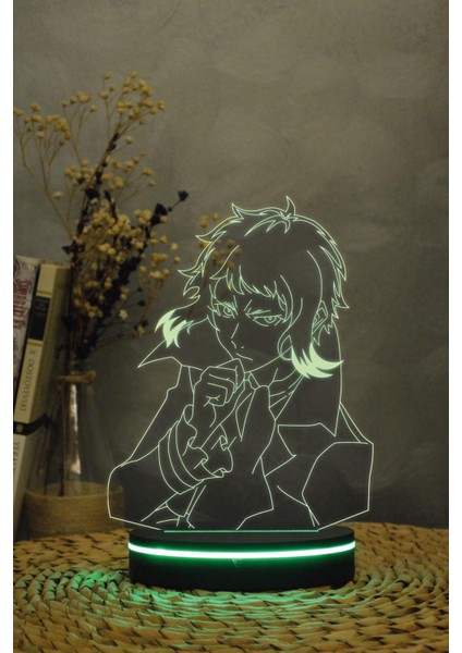 Akutagawa Ryunosuke Bungou Stray Dogs 3 Boyutlu 16 Renk Dekoratif Gece Lambası 3d indirimleri