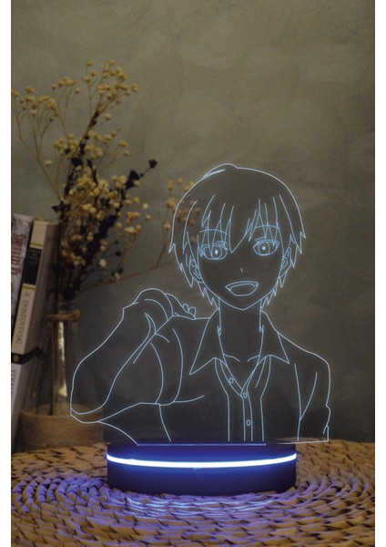 Akabane Karma , Assasination Classroom - 3 Boyutlu 16 Renk Dekoratif Gece Lambası 3d fiyatları