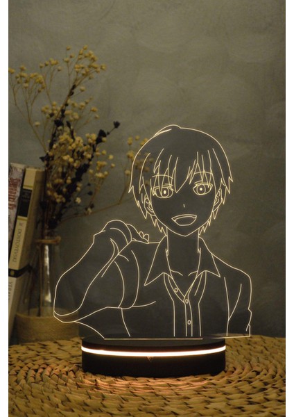 Akabane Karma , Assasination Classroom - 3 Boyutlu 16 Renk Dekoratif Gece Lambası 3d fırsatları