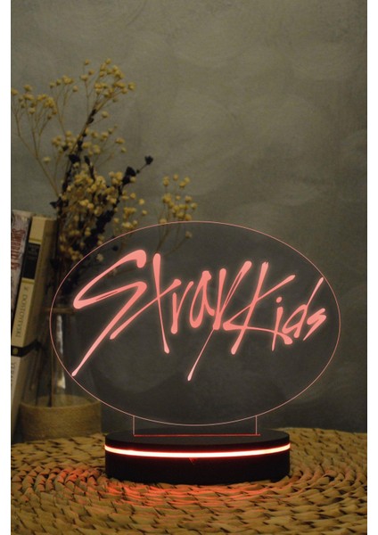 Stray Kids - 3 Boyutlu 16 Renk Dekoratif Gece Lambası 3d
