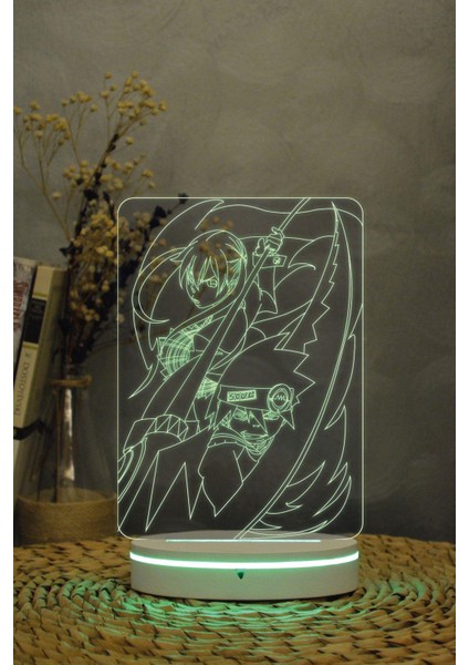 Maka Ve Soul , Soul Eater - 3 Boyutlu Dekoratif Gece Lambası 3d indirimleri